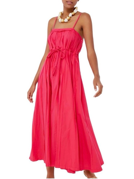 ULLA JOHNSON Dresses & Skirts - Ulla Johnson Leela Orchid Pink Midi Dress Rope Tie Waist NWT Size 2